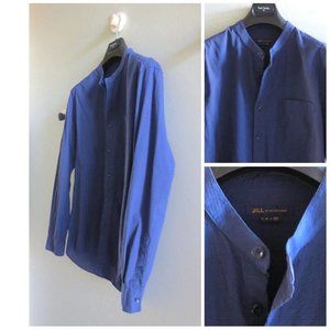 JILL BY JILL STUART BANDED COLLAR BUTTON DOWN SHIRT